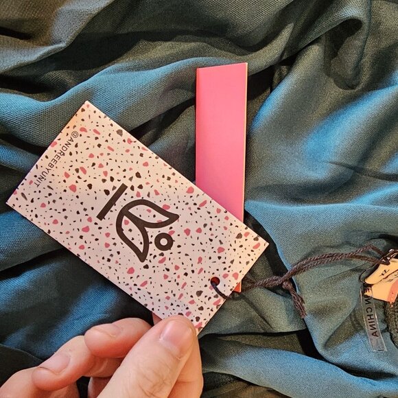 Andree By Unit 2X Dress Dark‎ Teal Chiffon Layered Longsleeve Blue Green Lined - Picture 9 of 13